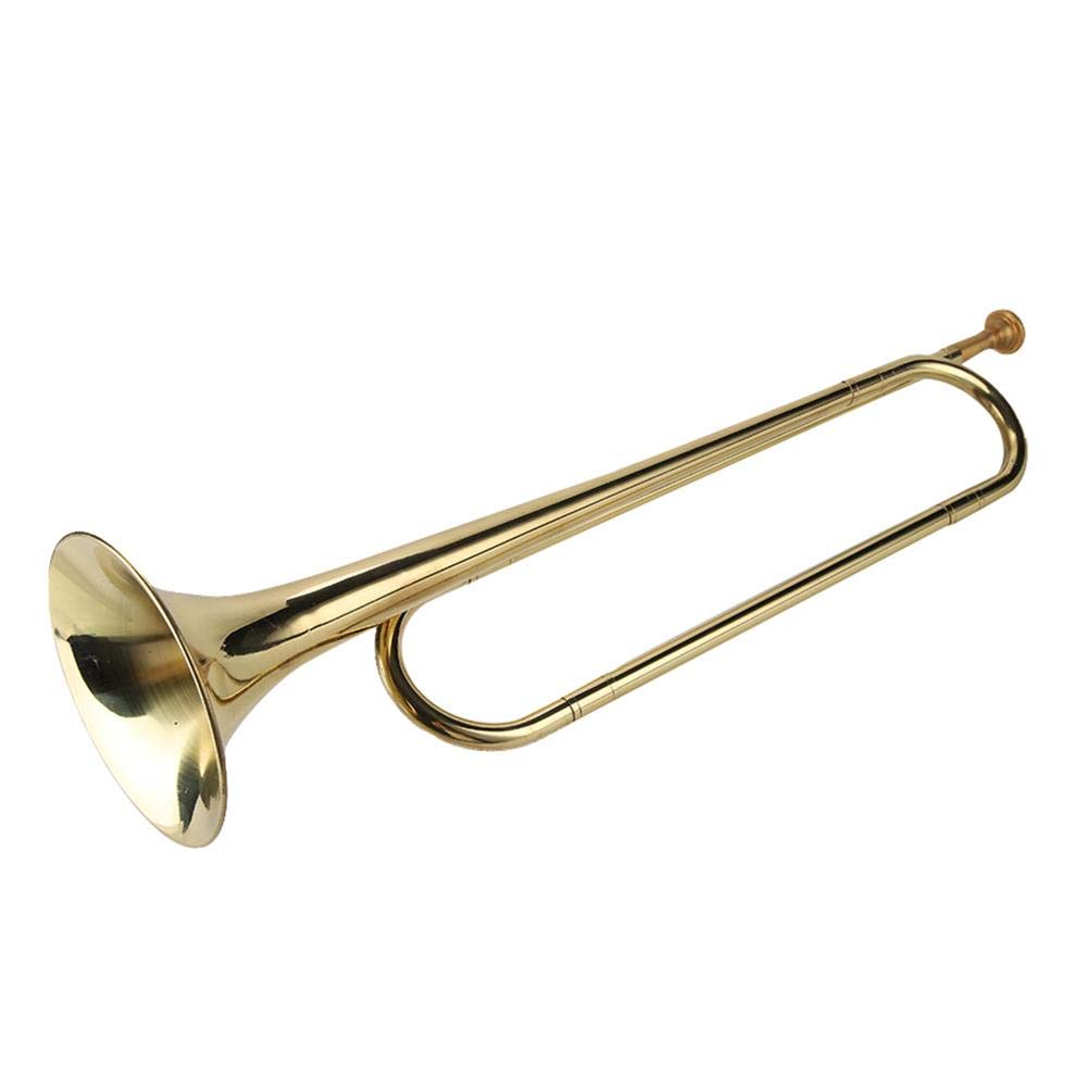 Kavallerie Trompete Instrument Bugle Horn aus Messing für Schulband Schüler