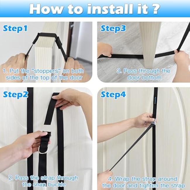 Brebebe Door Anchor Strap for Resistance Bands¡