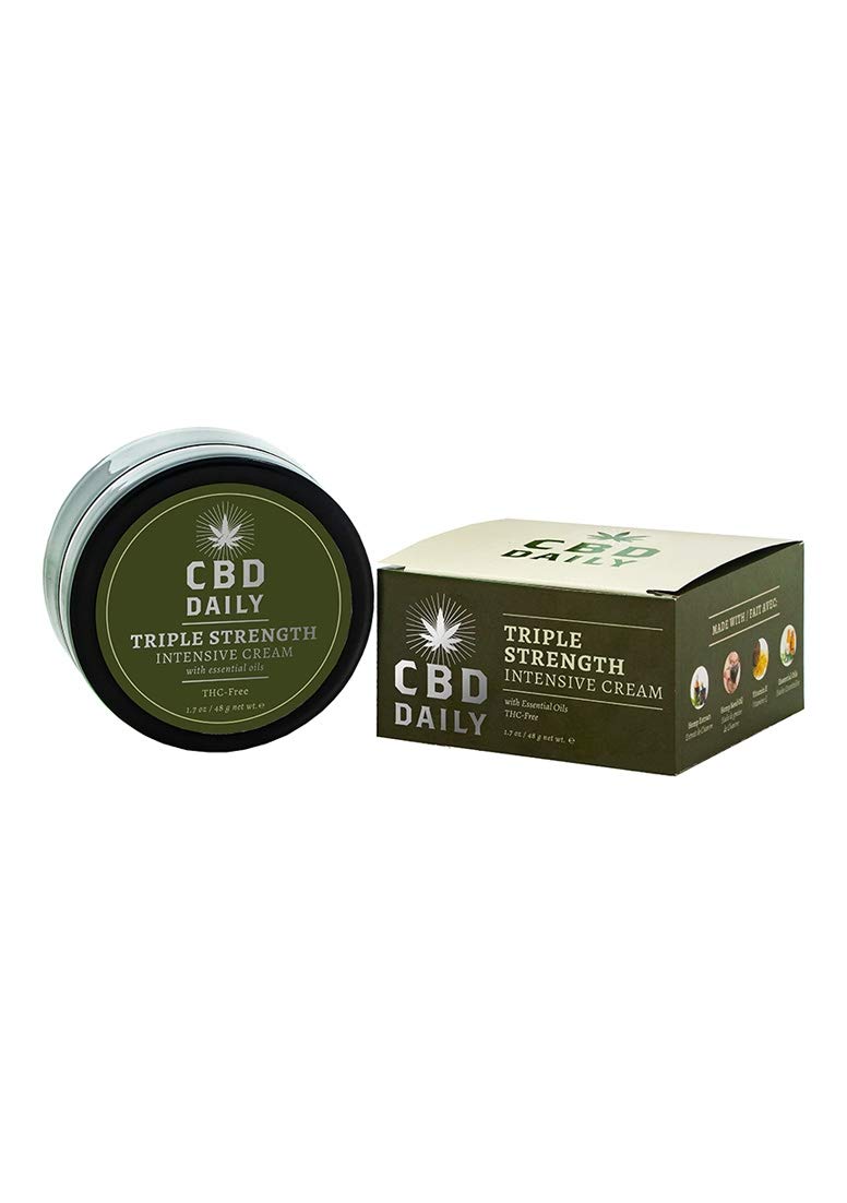 Earthly Body - CBD Daily Triple Strength Intensive Cream - 1.7 oz / 48 g