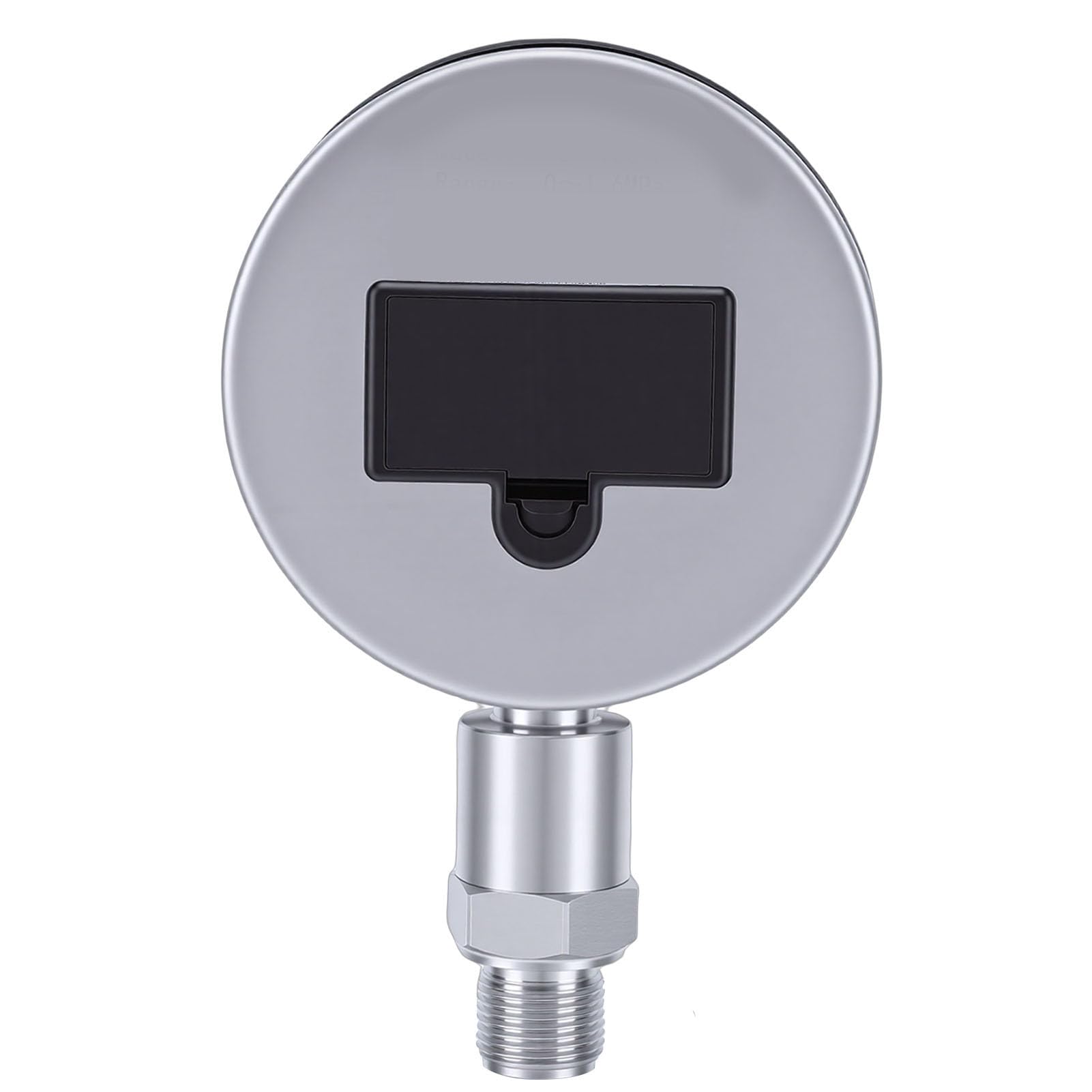 Manometro Digitale, Cassa in Acciaio Inossidabile 0-16bar Display LCD da 4 Pollici Precisione 0,4 IP65 Resistente All'Acqua, con Filettatura M20x1,5 per Sistemi Pneumatici