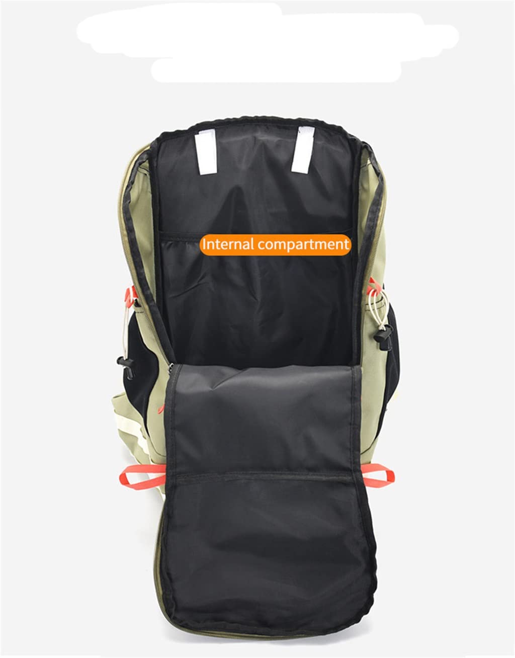 Zaino da Escursionismo da 40 Litri Zaino da Viaggio Borsa Sportiva Multitasche Grande capacità(3-Pack)