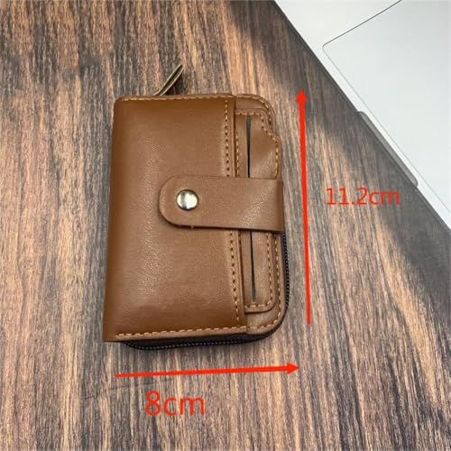 Card Wallet Holder Slim Mini Short Wallet Men's Wallet(Black)3