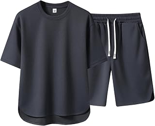 Tシャツ メンズ 半袖 上下 セット ハイローヘム ゆったり 夏服…