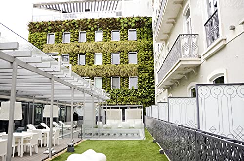 Wallygrow 5-Pocket Living-Wall Pocket Planter With Watering Channel For Indoor Or Outdoor Use, Wall-Hanging Planter For Plant Wall (Black) #TOP4