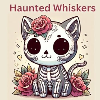 Paperback Haunted Whiskers: Ghost and Skeleton Cats Book