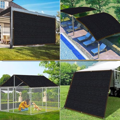 Malla parasol 90% sombreado protección solar aislamiento térmico jardín patio 7