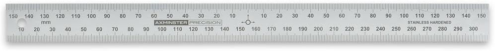 Centre Finding 300mm Rule - Metric Only