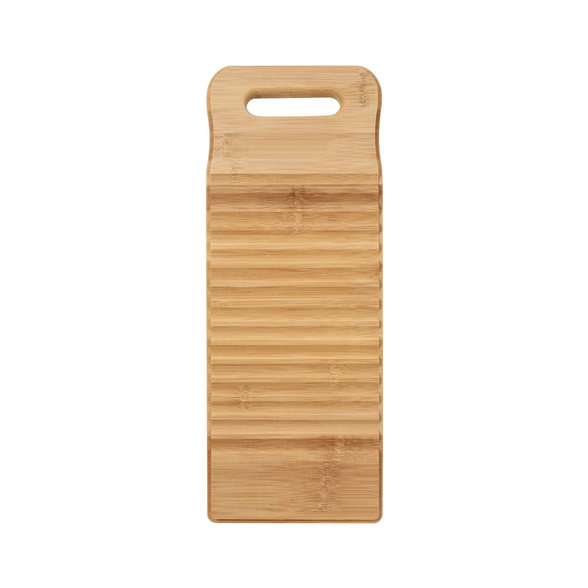 OUNONA Bamboo Wood Washing Clothes Washboard Laundry Washboard Hand Wash Board for Home Laundry Sink For Washing Clothes By Hand(15.7x5.9x0.7INCH/40X15X1.8CM)