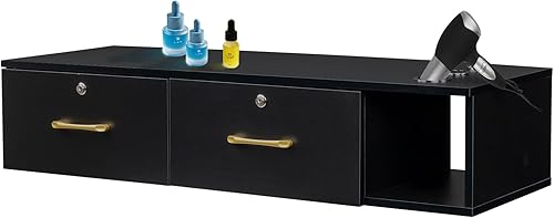 Winado Estación de peluquería para estilista de peluquería, equipo de spa de salón de belleza, estación de gabinete de salón con cajón de