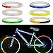 YKSVTNMU Pegatinas Reflectantes Seguridad Ciclismo Pegatina Reflectante Bicicleta Fluorescente Cinta Adhesiva De Seguridad De Bici Seguridad Rueda Cinta De Llanta Cinta Impermeable 6 Piezas