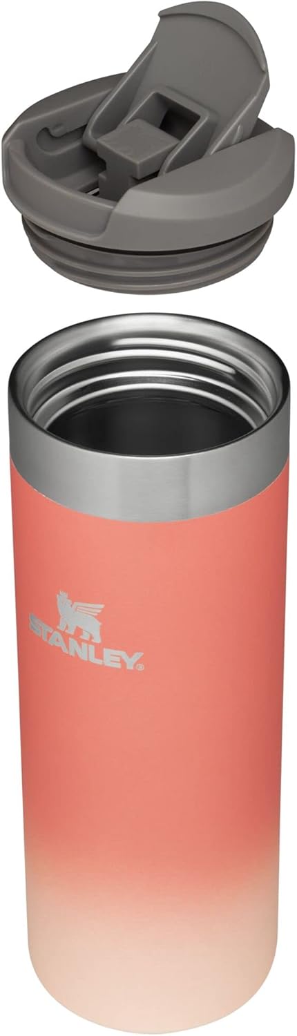 Stanley AeroLight Transit Bottle 16 oz Locking Drink Through Lid Leak Resistant Water Bottle or Coffee Travel Mug Lightweight Insulated Stainless Steel BPA-Free Grapefruit - Image 3