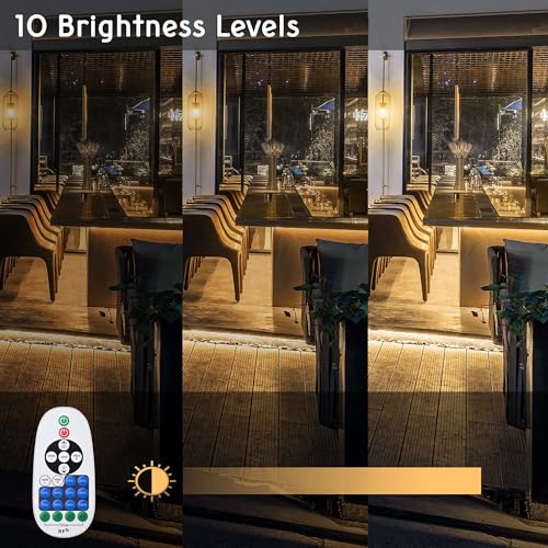 Cinta LED flexible impermeable 100ft blanco cálido DELight miniatura 6