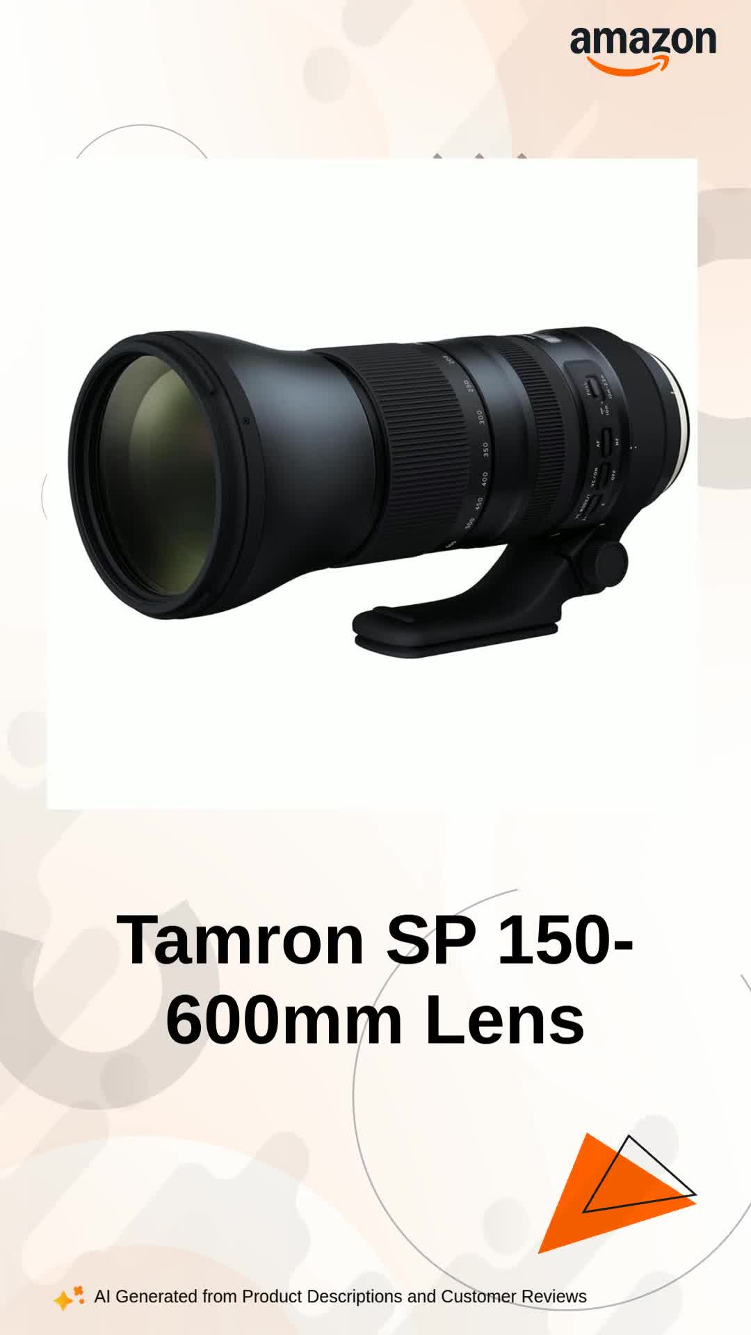 Tamron AFA022C700 SP 150-600 mm Di VC USD G2 f/5-6.3 Telephoto