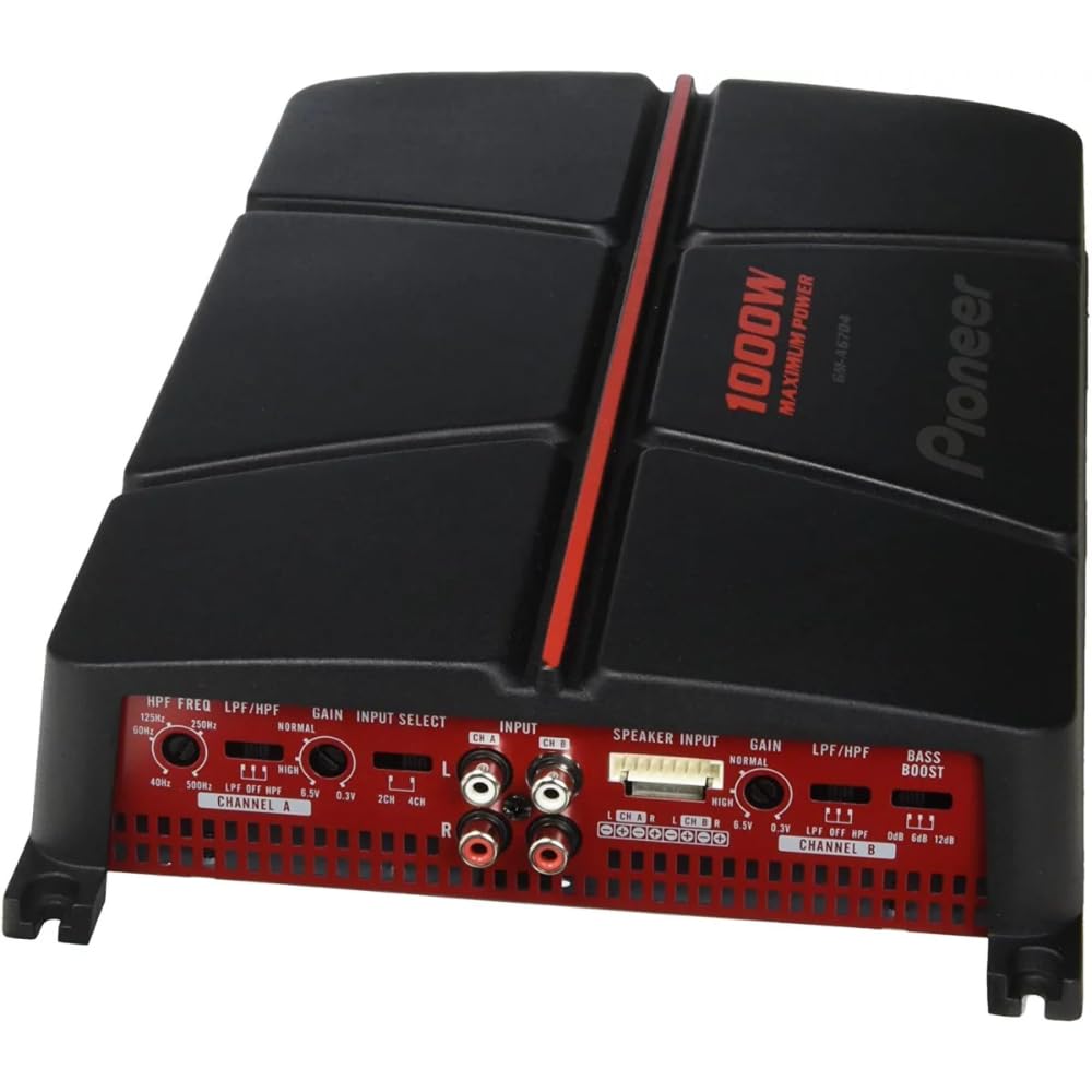 Pioneer GM-A6704 Amplificateur pontable 4 canaux avec amplification des basses