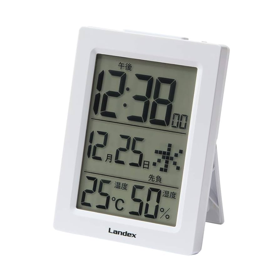 ♡さん向け　静床ライト　10枚セット①　ダークブラウン Amazon.co.jp: ランデックス(Landex) 目覚まし時計 白 デジタル