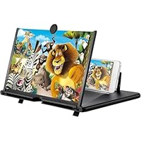 Divons 18 Zoll Handy vergrößerungs Bildschirm, Bildschirmlupe für Handy, 3D HD Bildschirm Handy vergrößerung, Anti-Blaulicht, Faltbarer, Handy Lupe für das Ansehen von Filmvideos