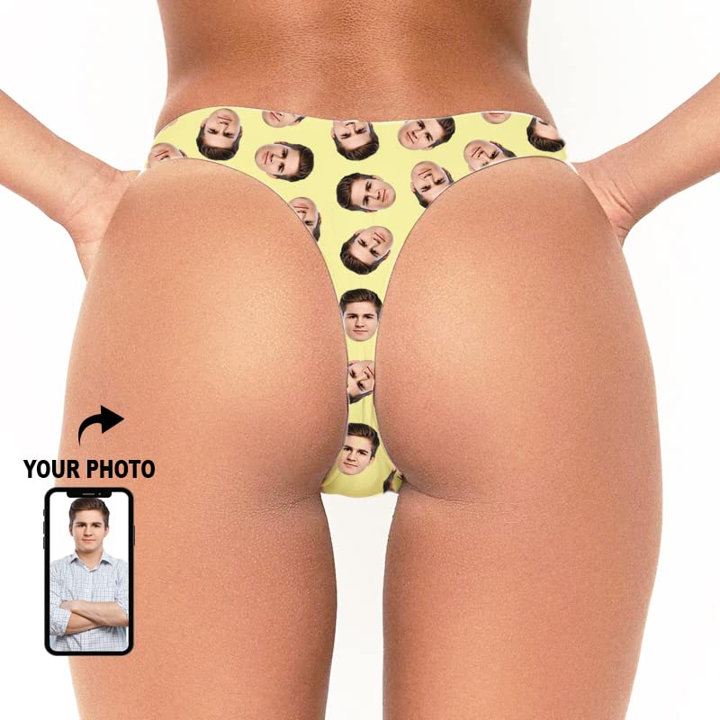 Miniatura 9 de Custom photo bikini thong Personalized Thong bikini With Your Words, Bikini personalizado con tu foto o texto (L)