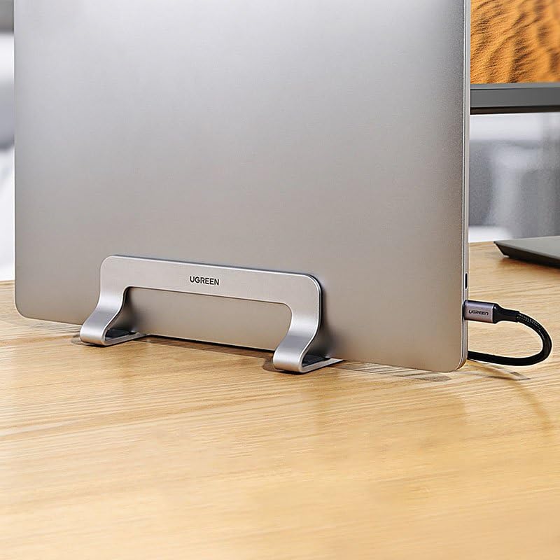 UGREEN Support Réglable Ordinateur Portable 20471B Argenté Réhausseur PC Pliable