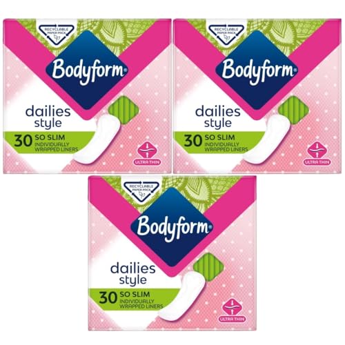 Bodyform Proskin Formula Light Liners So Slim, embalagem de 3 x 34 (102 capas)
