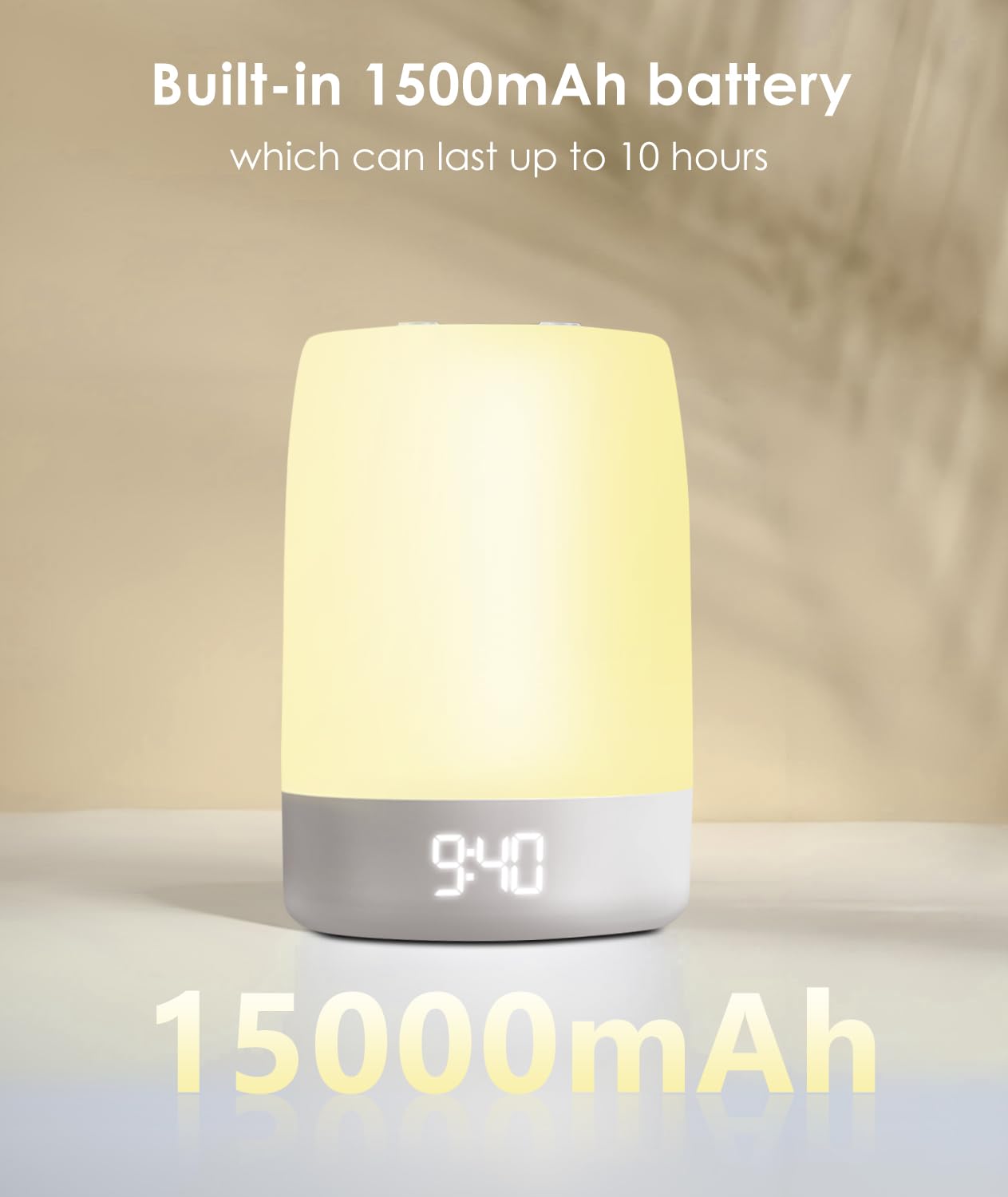 White Noise Machine Baby Wireless Sound Machine with Night Light for Kids Sleep Training Toddler Bedroom