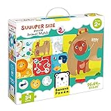 Die große Schachtel zum Aufbewahren mit einem praktischen Griff macht das Puzzleset zu einem idealen Geschenk