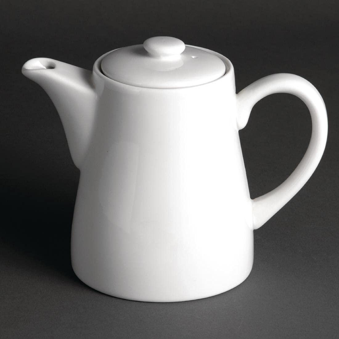 Olympia Whiteware Lot de 4 pots à café en porcelaine Passe au four 653 ml