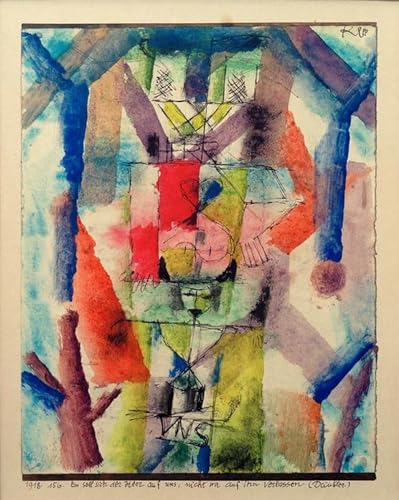 Pintura clásica de Paul Klee en lienzo de 60x90cm: un regalo artístico inolvidable