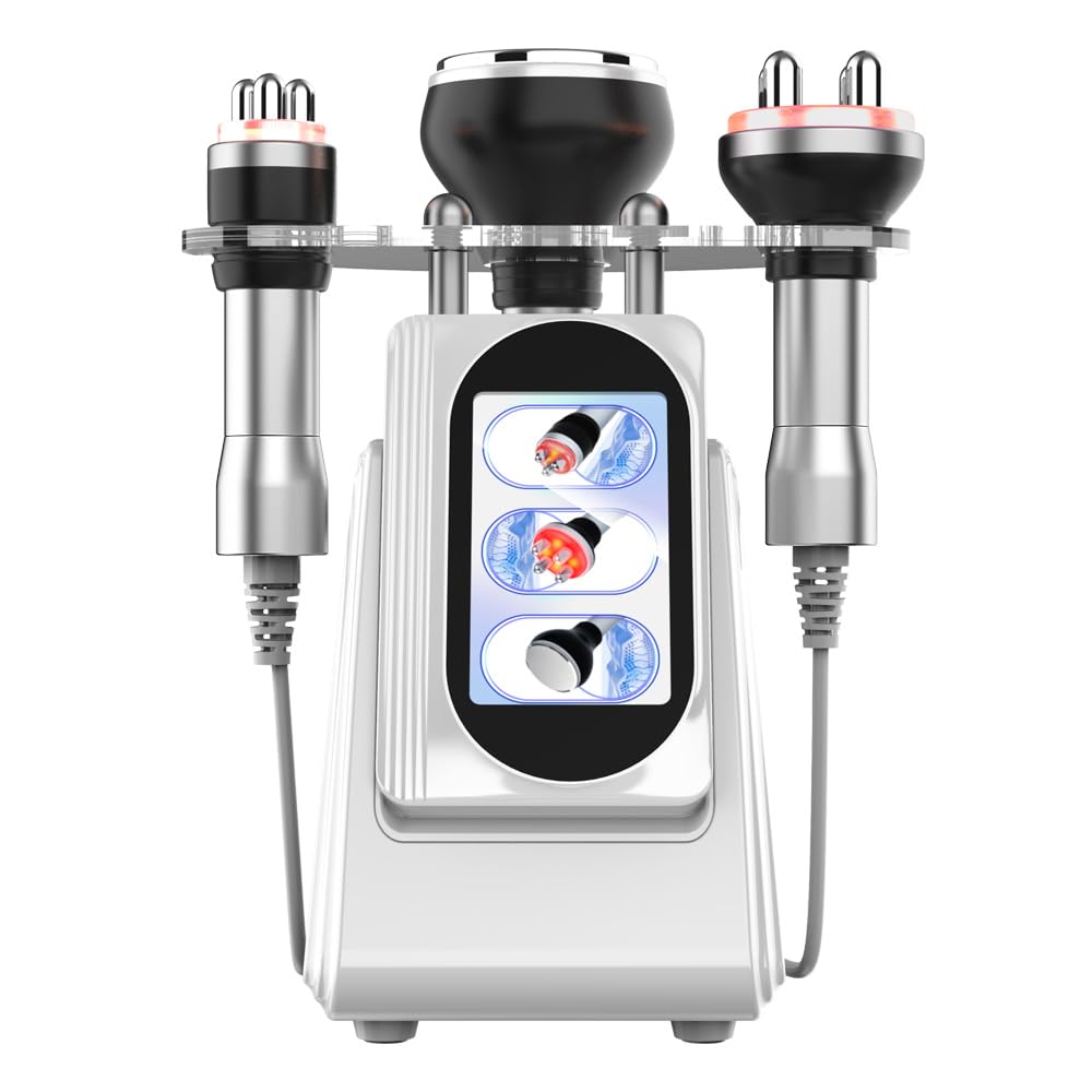 Elitzia 3 in 1 80k Kavitation Maschine Ultraschall Kavitation Körper Sculpting Fettverbrennung Gesicht RF Radiofrequenz Vakuum Massage Hautstraffung Maschine Tragbar Schönheitssalon Spa Heimgebrauch
