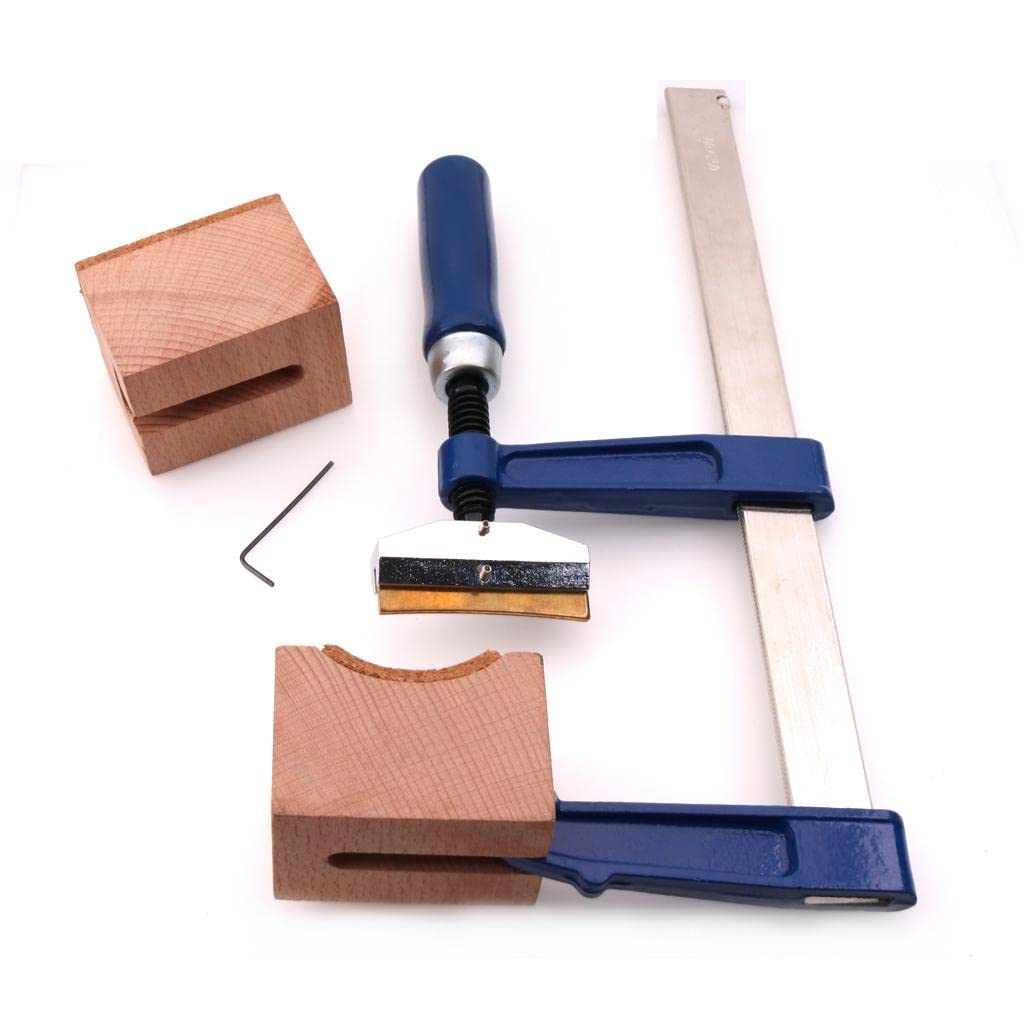 Metal Guitar Repair Mantieni Fretboard Fret Press Tool Con Blocchi Di Legno
