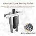 Amerbm Two Jaw Bearing Puller Remover 30mm - 90mm Adjustable Puller Tool for Special Design for Narrow Spaces Removal Small Bearing or Gears