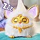 Furby Gold Glam, interaktives Plüschspielzeug - Versión Italiana