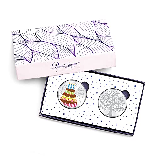 Image of Precious Moments Happy Birthday Silver Coin 10 Grams | 20 Gram | 50 Gram BIS Hallmarked 999 Purity with Gift Box by ACPL