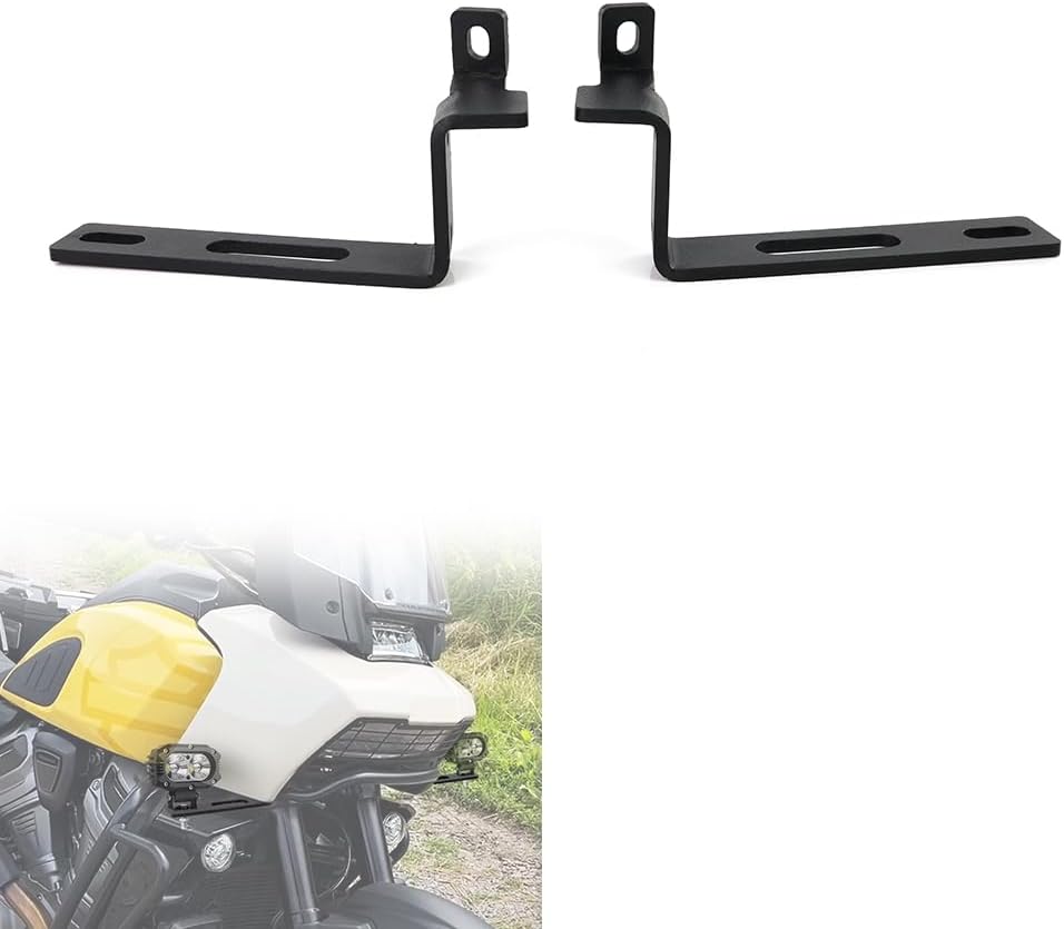 Xitomer 4mm Steel Motorcycle Auxiliary Light Mount, Fit for 2023 Pan America 1250 2022 2021 2023 Auxiliary Light Bracket Fit for Pan America 1250 Led Light Mounts