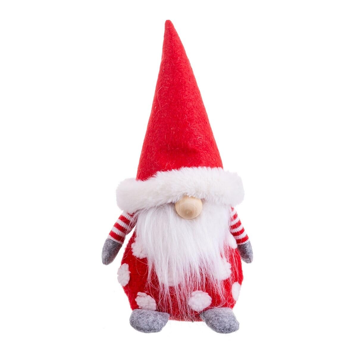 BigBuy Christmas Christmas Ornament Red Multicolor Wood Sand Fabric 26 cm