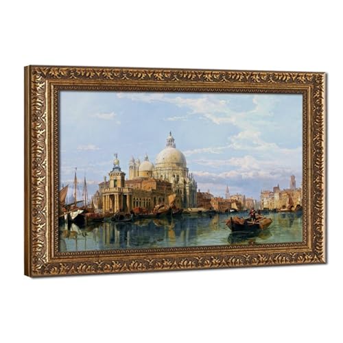 Toile Santa Maria Della Salute Venise pour décoration salon et grand bureau