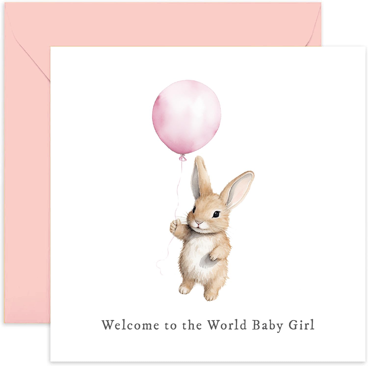 Biglietto Di Auguri Per Neonato Old English Co. - Welcome To The World Con Orsetto