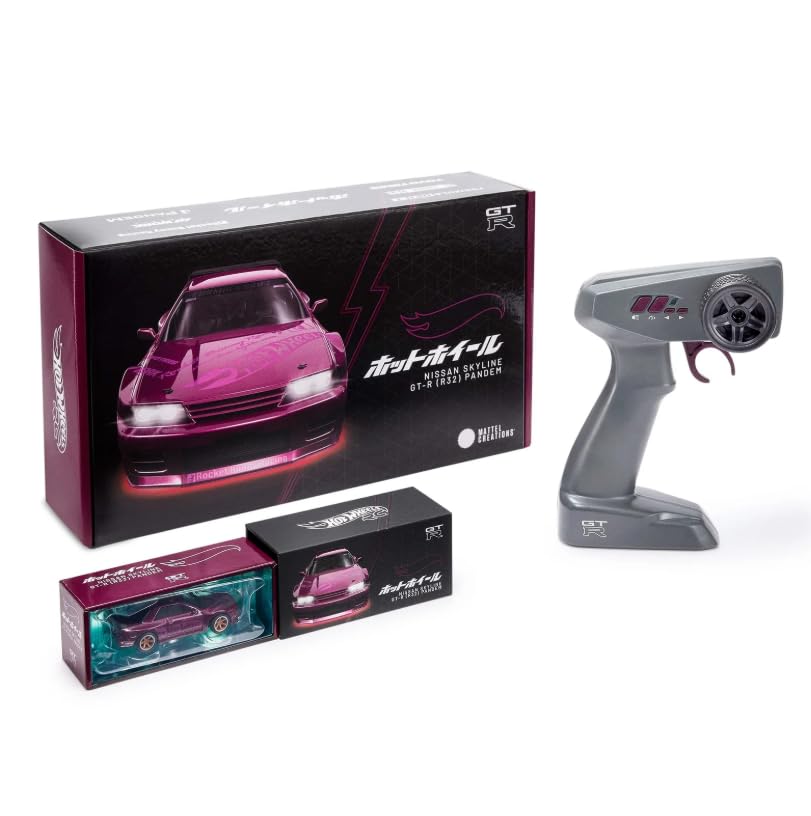 Amazon.com: Mattel RC 1:64 Nissan Skyline R32 Pandem Vehicle