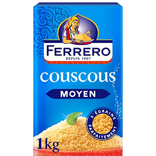 Graine de couscous moyen Ferrero 3 paquets de 1kg pour grands repas de famille