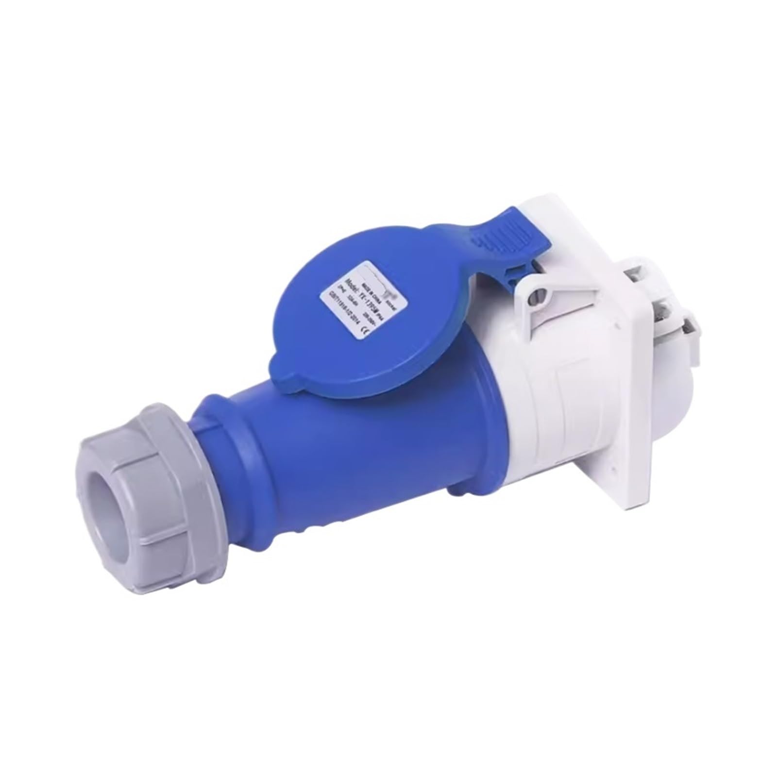 Wasserdichter Industriestecker 3-adrig 32A Explosionsgeschützter Luftfahrtstecker Stecker Männlich und Weiblich Docking 380V