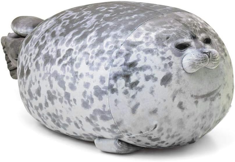 Chubby Spotted Seal Plush Stuffed Animal Pillow