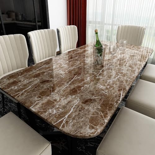 Image of D-fix Marble Peel and Stick Wallpaper for Home Decor, Waterproof Self-Adhesive Wall Stickers for Kitchen, Bathroom, Living Room - Wall Paper (60X200 CM (Dark Brown)