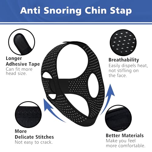 image for Yongsenina Anti Snoring Devices, Effective Airflow Jaw Strap for Sleep