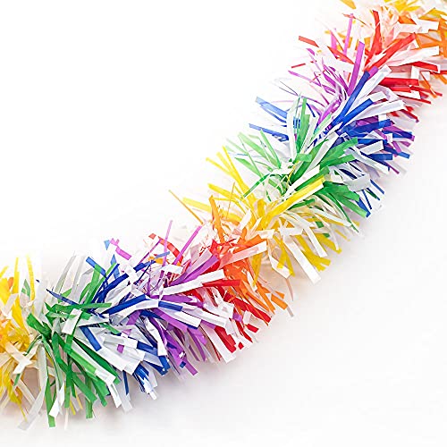 Tcdesignerproducts Metallic Rainbow Twist Garland - 4 Inches X 25 Feet Long #TOP1