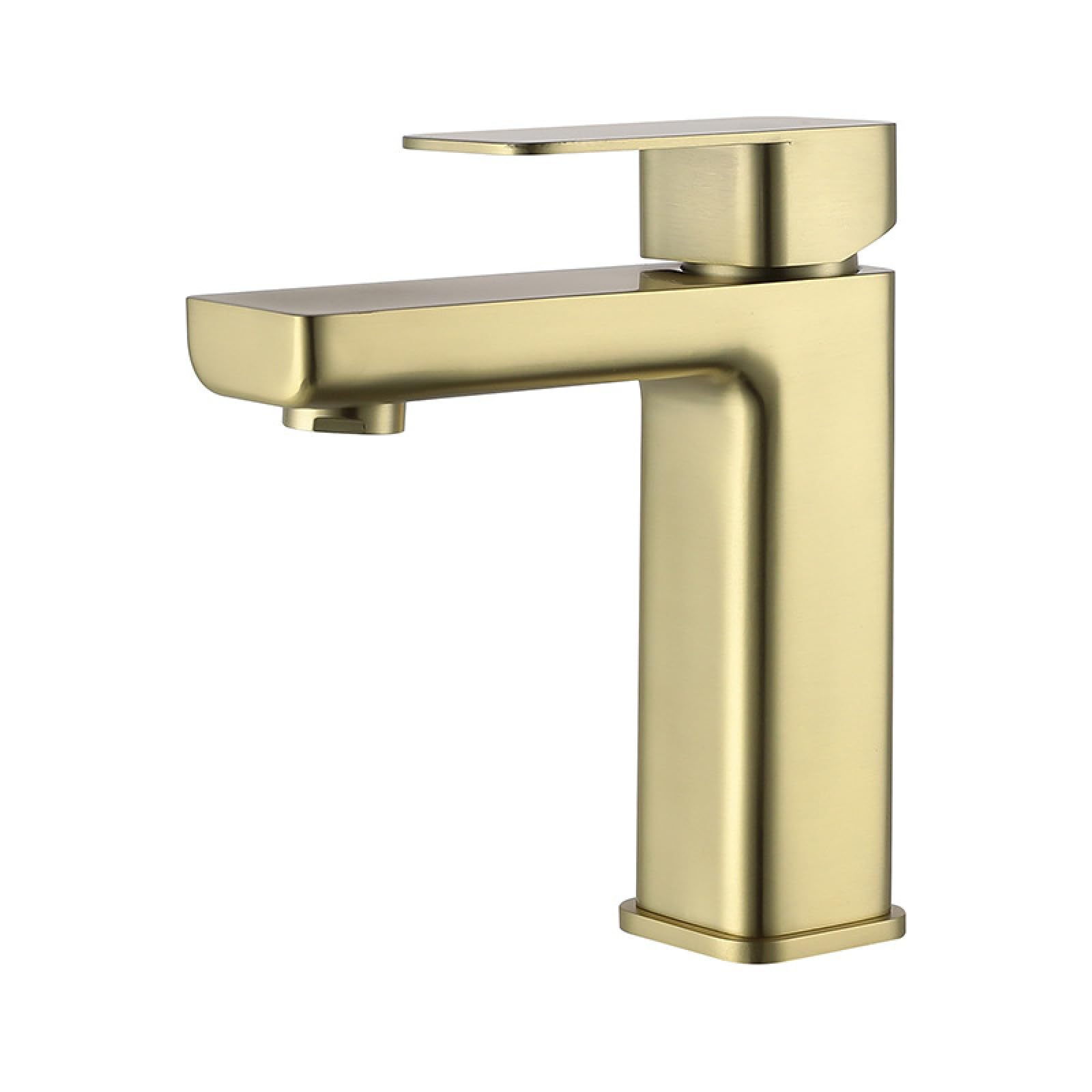 Fanjubei String Gold Bathroom Stainless Steel Hot And Cold Basin Faucet, Brushed Gold