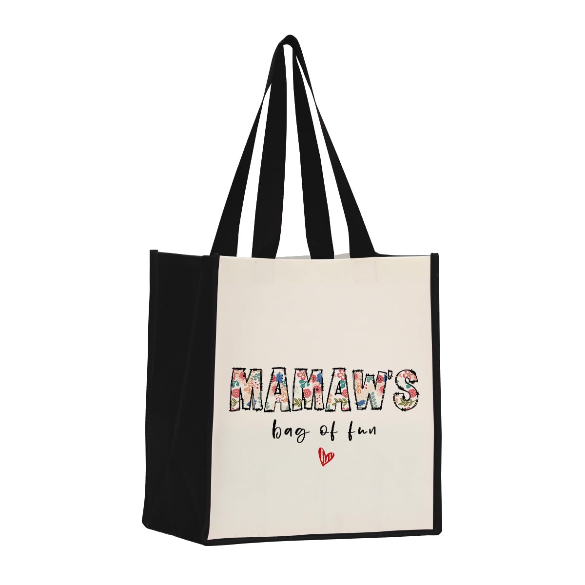 Henhesaha Grandma Gifts Bag Canvas Tote Bag Mothers Christmas Birthday Gifts for Grandmother Tote Bag for Women Beach Bag