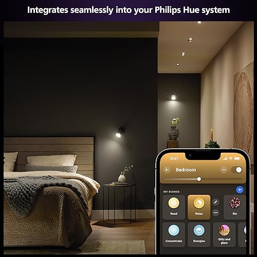 Philips Hue LED Smart Light spot - Warm to Cool White Light - 2 Pack - MR16, Warm- and Cool White - Image 3