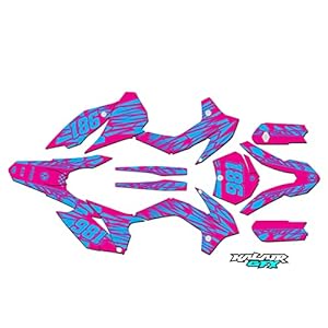 Kalair Gfx Graphics Kit For Ktm Sx85 Sx105 (2015-2017) Twitch Series Magenta 09 Mil - Dirt Pit Bike Motorcycle Stickers, Dirtbike Racing Automotive Decal Motocross Accessories No-Plastics 5 5176yn hucl. sl500 . ss300