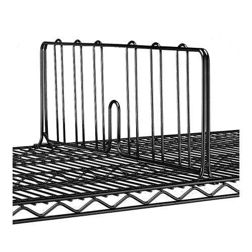 Metro DD14BL Super Erecta Shelf Divider, 14" Width x 8" Height, Black