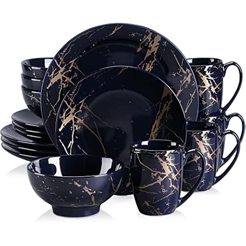 LOVECASA Daphne 32-Piece Porcelain Dinner Set Cover