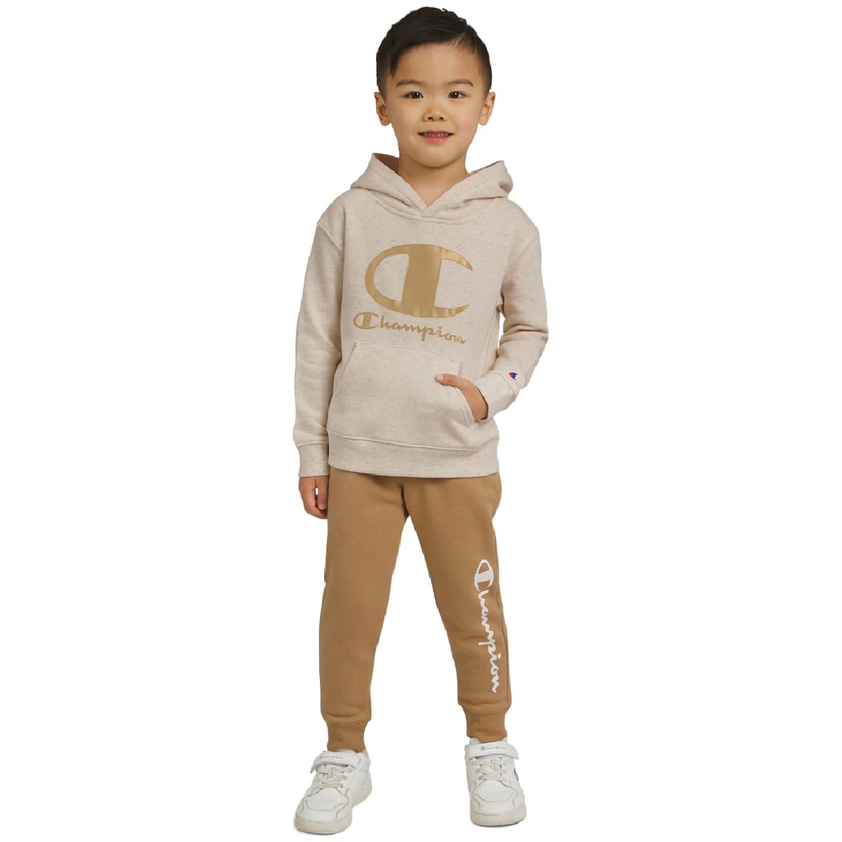 Champion Jogger Set Fleece Hoodie And Sweatpants Tracksuit Tuta Bambini e ragazzi
